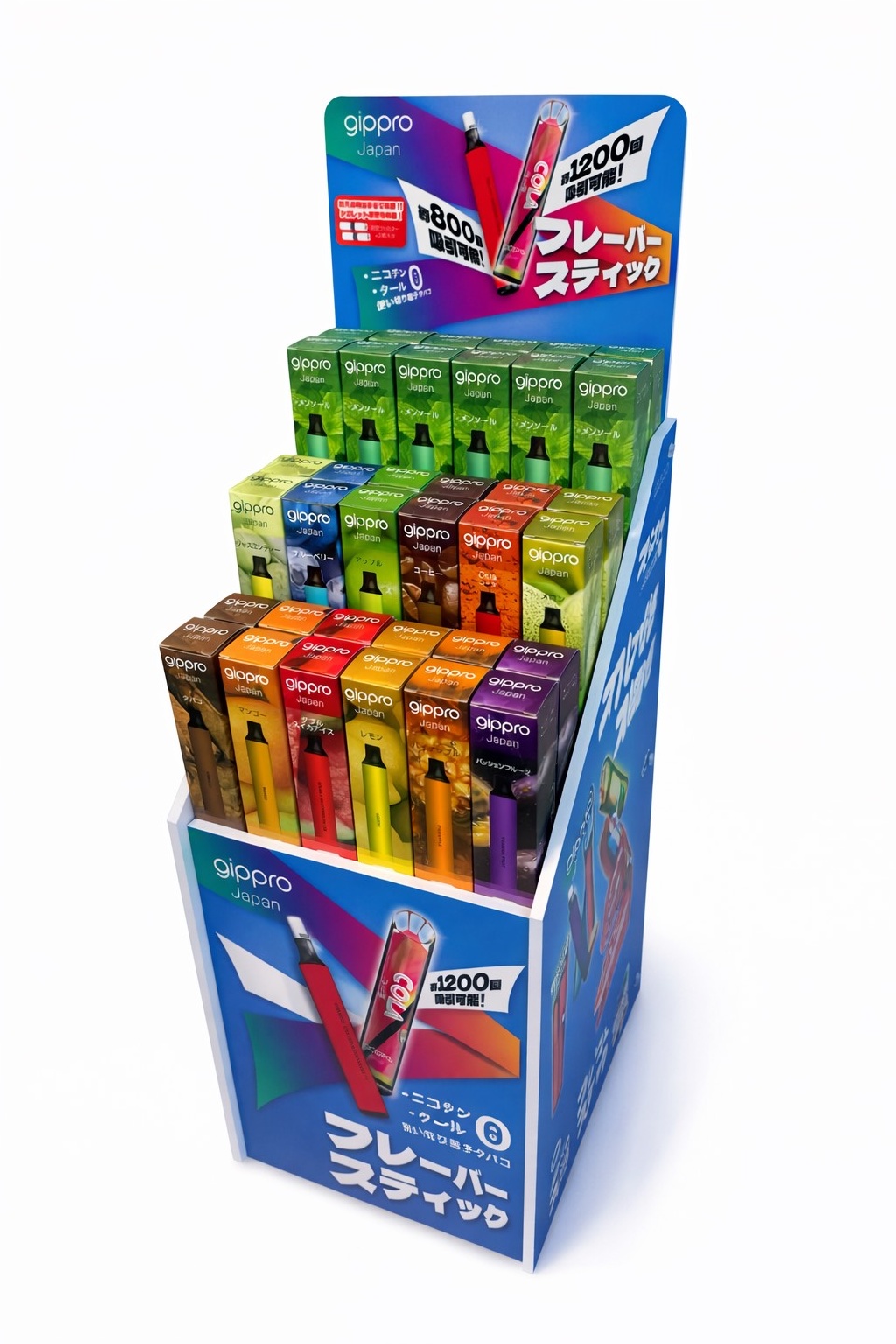 NEOフレーバースティック13種 什器セット(PVCハイタイプ)