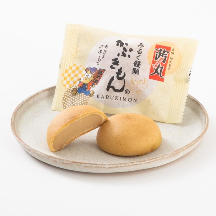 【総付景品フェア対象！】茜丸　ミルク饅頭かぶきもん　ロット数＝120入【1点あたり@106円（税別）】