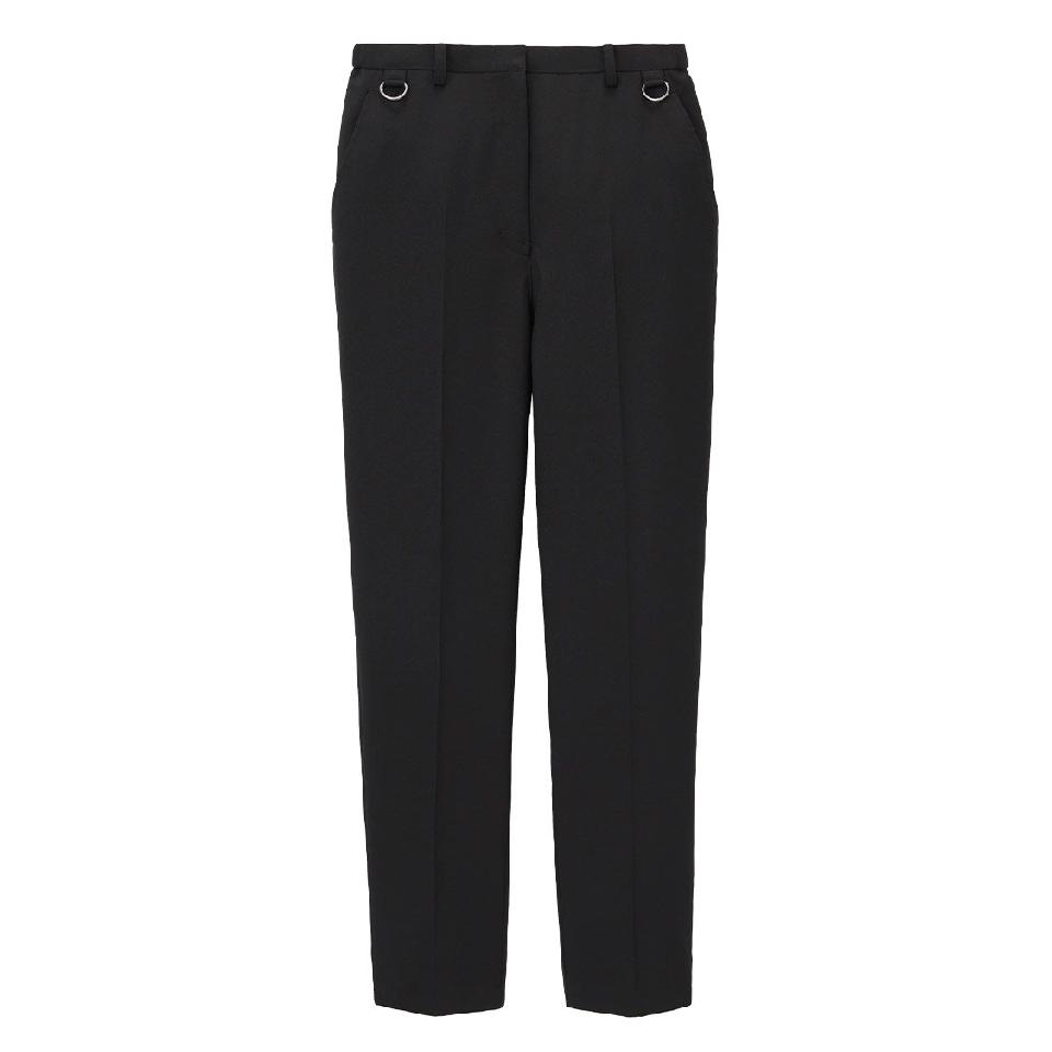 【ファイントロ】裾上げ不要 女性用テーパードパンツ